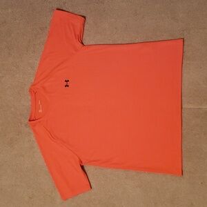 Under Armour Men's Orange Short Sleeve Shirt
